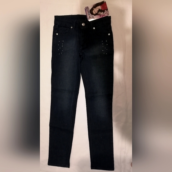 🔥SALE🔥 Nickelodeon Victorious Girl's Skinny Jeans NWT Size 12 - Picture 1 of 7